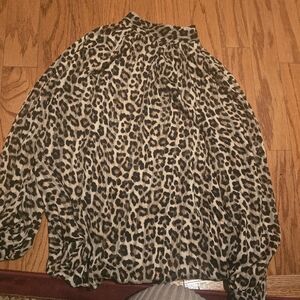 Cheetah blouse
